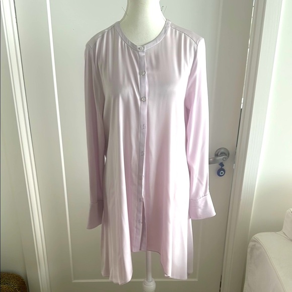 Marissa Webb Lavender Button-Up Shirt Dress or Top size M - Picture 1 of 7